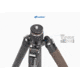 Leofoto LX-255CT/BV-1 Reversible Travel Tripod w/ Bino Fluid Head Kit, Black, LX-225CT+BV-1