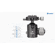 Leofoto LX-284CT/XB-38 Reversible Travel Tripod w/ Ball Head Set, Black, LX-284CT+XB-38