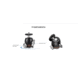 Leofoto MBH-19 Micro/Mini Ball Head, Black, MBH-19