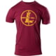 Leupold Distressed Reticle Tee - Men's, Cardinal Heather, XXL, 181847