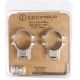 Leupold Dual Dovetail DD Rings, Universal, 1 in, High, Silver, Silver, 51730