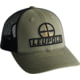 Leupold Low Profile Reticle Trucker Hat, One Size, Loden/Black, 186791