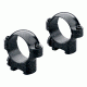 Leupold RM Rimfire No Tap Rings, 13mm, 0.72in Height, 1in Tube, Glossy Black, Low, 49949