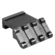 Lion Gears 45 Degree Angle Mount, 1.37in, 3 Slots, Black, Short, LG-BM03D45