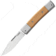 Lionsteel BestMan BM1 Slipjoint Canvas Folding Knife, 2.75 satin finish Bohler M390 stainless clip blad, Natural canvas micarta handle, BM1 CVN