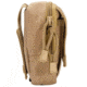 Loaded Gear CX-800 Accessory Pouch, Dual Zipper Design, Compatible w/ Molle System, Dark Earth BI12632