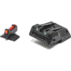 LPA Adjustable Orange Front Green Rear Fiber Optic Sight Set, Sig Sauer 1911, Cal .22, Black, SPF17SS