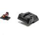 LPA Adjustable Red Front Fiber Optic Sight Set, Rock Island 1911, Black, SPS18RL6F