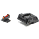 LPA Adjustable Red Front Fiber Optic Sight Set, Sig Sauer 1911, Cal .22, Black, SPS17SS6F