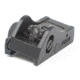 LPA Adjustable Shotgun Rear Sight Picatinny Rail, Tritium Optic Ring, Black, BAR11W+D3
