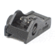 LPA Adjustable Shotgun Rear Sight Picatinny Rail, White Dot Ring, Black, BAR11W+D2