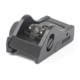 LPA Adjustable Shotgun Rear Sight Picatinny Rail, White Dot Ring, Black, BAR11W+D2