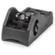 LPA Adjustable Shotgun Rear Sight Screw Down, White Dot Ring, Black, BAR11R+D2