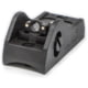 LPA Adjustable Shotgun Rear Sight Screw Down, White Dot Ring, Black, BAR11R+D2