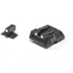 LPA Adjustable White Dot Sight Set, Sig Sauer 1911, Cal .22, Black, SPS17SS30