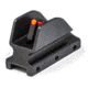 LPA Fiber Optic Front Sight Ramp, Rib Style, Black, SG7+M1F