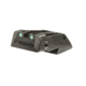LPA Fully Adjustable Fiber Optic Rear Sight For 1911 Ria, S&amp;W, OEM Universal, .472in Dovetail, Black, MPS1KBFO