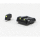 LPA SPL Fully Adjustable Luminova Night Sight Set For Glock 17-41, Black, SPL16GL