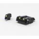 LPA SPL Fully Adjustable Luminova Night Sight Set For Glock 17-41, Black, SPL16GL