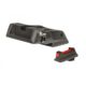 LPA SPS Fully Adjustable Fiber Optic Front Sight Set For Walther PPQ Q5 Match, Black, SPS13WA6F