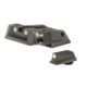 LPA SPS Fully Adjustable White Dot Sight Set For Walther PPQ Q5 Match, Black, SPS13WA30