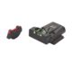 LPA TTF Fiber Optic Adjustable Sight Set For Beretta 8000 Cougar, 92A1, 98A1, M9A3, 90TWO, Black, TTF94BE