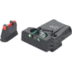 LPA TTF Fiber Optic Adjustable Sight Set For CZ75/ 85, Black, TTF86CZ