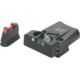 LPA TTF Fiber Optic Adjustable Sight Set For CZ75/ 85, Black, TTF86CZ