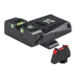 LPA TTF Fiber Optic Adjustable Sight Set For Glock 17, 19-32, 34, Black, TTF36GL