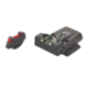 LPA TTF Fiber Optic Adjustable Sight Set For Ruger P85, P89, Black, TTF85RU