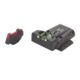 LPA TTF Fiber Optic Adjustable Sight Set For Ruger P85, P89, Black, TTF85RU