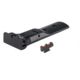 LPA TXT Fully Adjustable Black Serrated Rear Sight Set w/Fiber Optic Plunger Style Front Sight For S&amp;W Revolver, Black, TXT0407F2