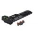 LPA TXT Fully Adjustable Fiber Optic Target Blade Pin On Front Sight Set For S&amp;W Revolver, Black, TXT02F1