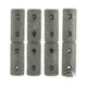 LWRC IC/REPR/SIX8 Picatinny Rail Panels, Pack of 3, Black, LW200-0103A01