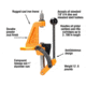 Lyman Brass Smith Ideal Press, Iron Frame, Orange, 7726500