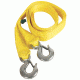 Coleman Mad Dog ATV Polyester Tow Strap, 2,000 lb Working Load Limit, 2 Heavy Duty Hooks, Yellow, 15 ft 2000012640