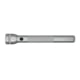 Maglite 4 D-Cell Incandescent Xenon Flashlight, D Cell Alkaline, White, 98 Lumens, Gray, Blister, S4D096