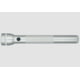 Maglite 4 D-Cell Incandescent Xenon Flashlight, D Cell Alkaline, White, 98 Lumens, Silver, Blister, S4D106