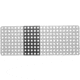 Magpul Industries DAKA Grid Organizer Middle Panel Black Polypropylene, MAG1384-BLK