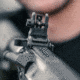 Magpul Industries MBUS 3 Sight, Rear, AR10, AR15, M4, M16, M110, SR25, Black, MAG1167-BLK