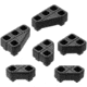 Magpul Industries DAKA Angled Block Kit, Black, MAG1366-BLK