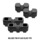 Magpul MAG1367-BLK DAKA Block Kit V-Block, Includes Double V-Block 2 &amp; Triple