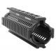 FAB Defense M16 Aluminum Quad Rail Handguard, Mid-length, Black, FX-NFRM5