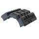 FAB Defense Double Picatinny Rail for AR-15/M16/M4 Standard Handguard, Black, FX-DPRB