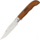 MAM Sportive Linerlock Folding Knife,3.25in,German Steel,Clip,Brown,Beechwood Handle MAM2046