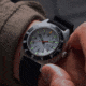 Marathon Arctic Steel Navigator Automatic Unisex Watches, 41mm, Sapphire, Ballistic Nylon Strap, Black, WW194029SS-0501