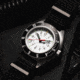 Marathon Arctic Steel Navigator Automatic Unisex Watches, 41mm, Sapphire, Nylon Defstan Strap, Black, WW194029SS-0503