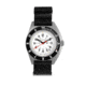 Marathon Arctic Steel Navigator W/ Date On Nylon Defstan Watch, White, 41mm, WW194013SS-0503