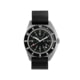 Marathon Steel Navigator Watch w/ Date SSNAV-D On Ballistic Nylon, Strap Length 11in, Black, 41 mm, WW194013SS-0101