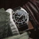 Marathon Steel Navigator Watch w/ Date SSNAV-D On Defstan Nylon, Black, 41 mm, WW194013SS-0103